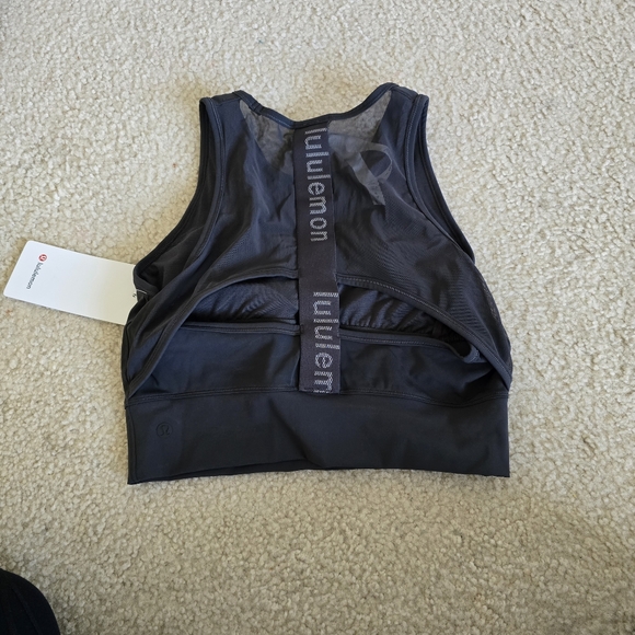 NWT Lululemon Mesh back training cropped training tank size 8 - Picture 4 of 7